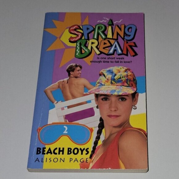 VTG Spring Break #2 Beach Boys Paperback Book Alison Page 1991 - Picture 1 of 9